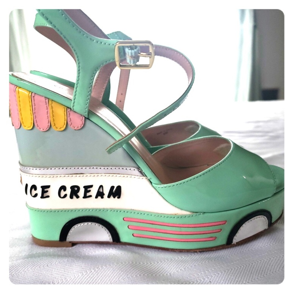 Kate Spade “Ice Cream” wedges - used